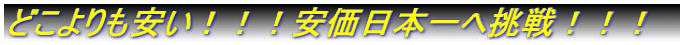 どこよりも安い!!!安価日本一へ挑戦!!!